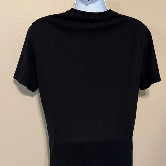 Fendi FF Mesh Panel Black T‑Shirt (Flawed Embellishment) size Large - Picture 6 of 14